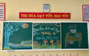 Trường Tiểu học Kỳ Ninh tổ chức: Hội thi "Viết chữ đẹp" cấp trường - Năm học 2024-2025