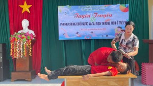 Trường tiểu học Kỳ Ninh tổ chức hoạt động ngoại khoá: "Phòng chống đuối nước và tai nạn thương tích ở trẻ em" Năm học 2024 - 2025