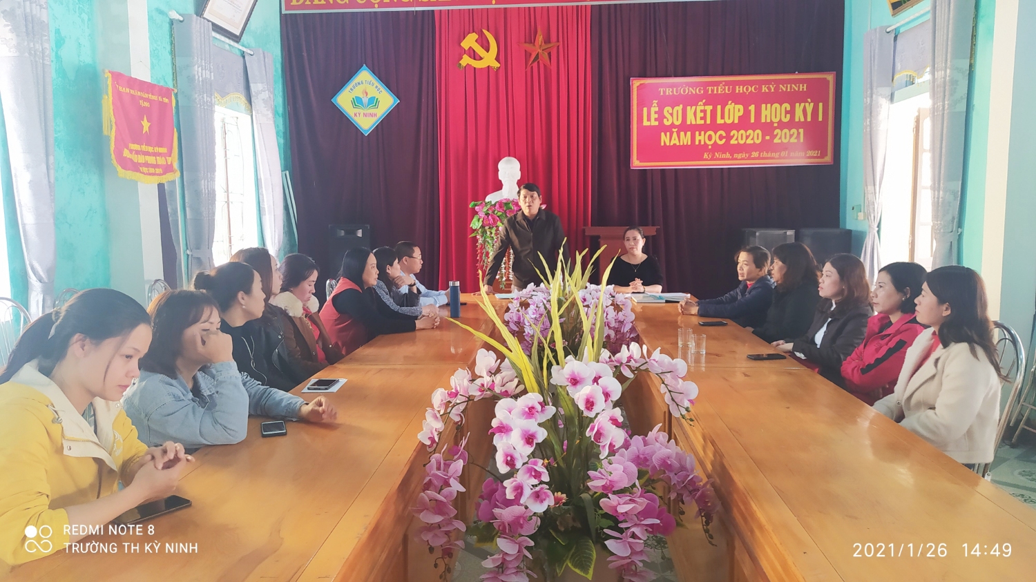 TRƯỜNG TIỂU HỌC KỲ NINH TỔ CHỨC LỄ SƠ KẾT LỚP 1 - HỌC KỲ I  NĂM HỌC 2020 - 2021.