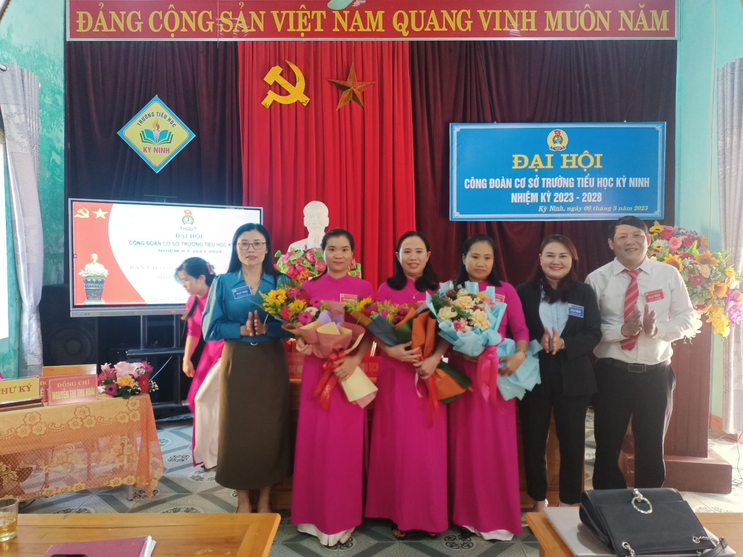 CÔNG ĐOÀN TRƯỜNG TIỂU HỌC KỲ NINH ĐẠI HỘI NHIỆM KỲ 2023 - 2028