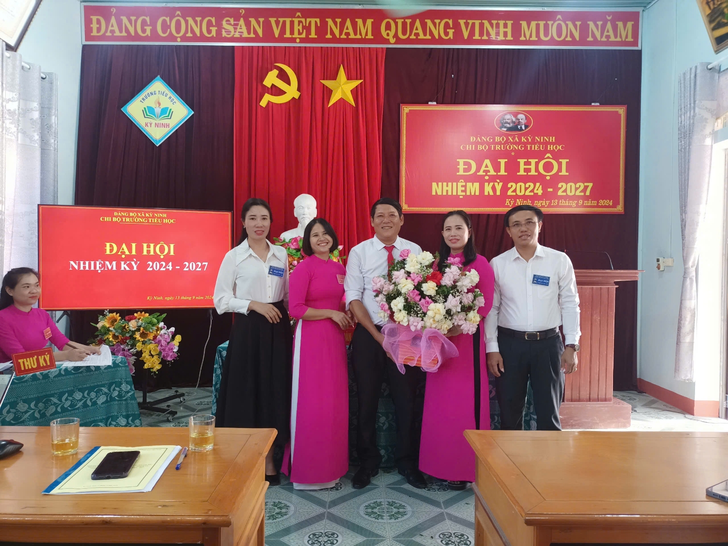 CHI BỘ TRƯỜNG TIỂU HỌC KỲ NINH ĐẠI HỘI NHIỆM KỲ 2024 - 2027