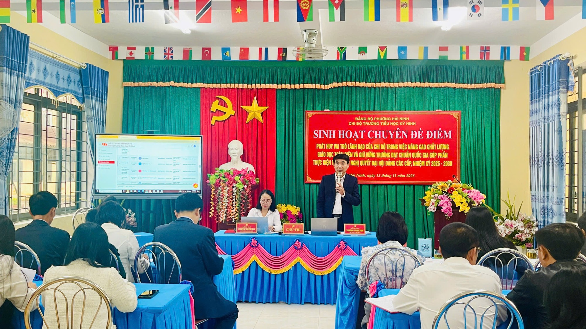 CHI BỘ TRƯỜNG TIỂU HỌC KỲ NINH SINH HOẠT CHUYÊN ĐỀ ĐIỂM THÁNG 11